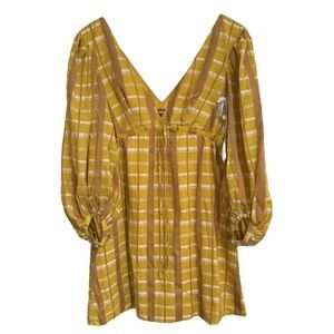 Staud Dress Yellow Large